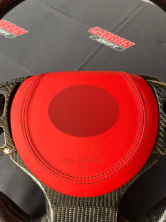 2016-2025 Lexus IS/RC red perforated leather carbon steering wheel - view 2