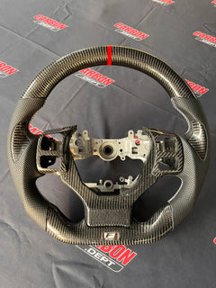 2016-2025 Lexus IS/RC black perforated leather carbon steering wheel - view 1