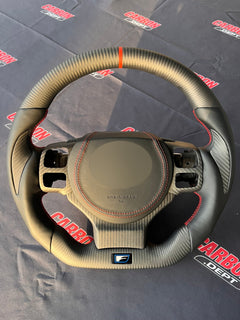 2016-2025 Lexus IS/RC heated black leather carbon steering wheel - view 1