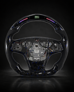 Custom carbon fiber steering wheel - Cadillac CTS ATS alternate view