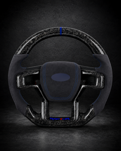 AI-enhanced studio presentation — Custom Steering Wheel — 2015–2020 Ford F-150 — source image 1