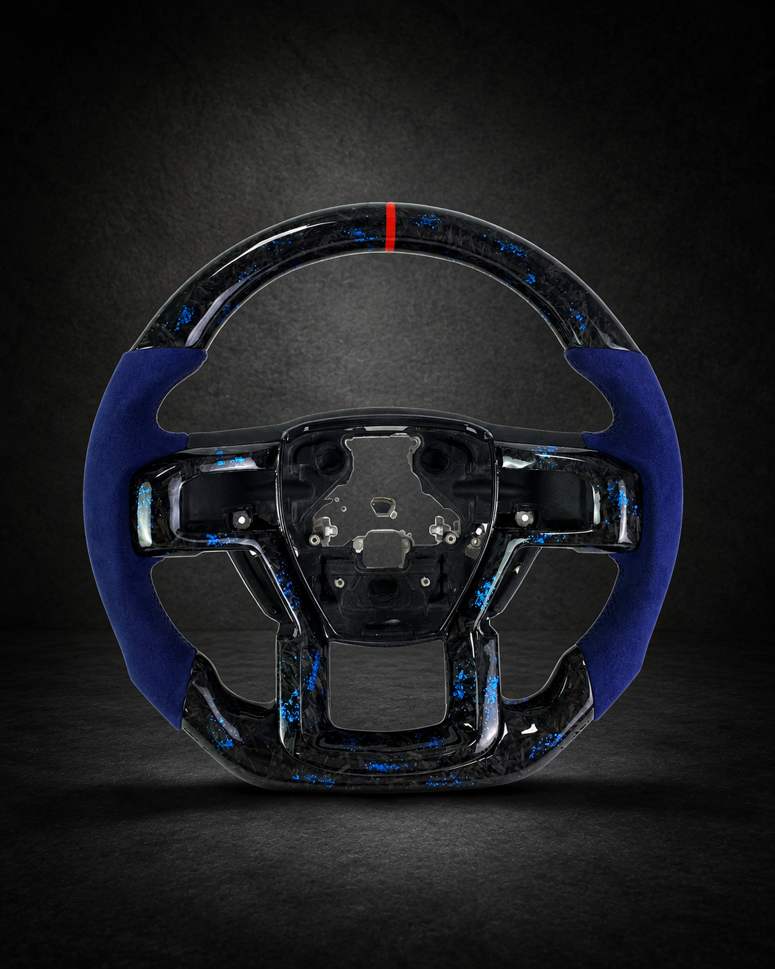 AI-enhanced studio presentation — Custom Steering Wheel — 2015–2020 Ford F-150 — source image 3