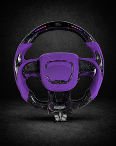 AI-enhanced studio presentation — Custom Steering Wheel — 2015–2023 Dodge Charger / Challenger — source image 8
