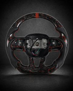 AI-enhanced studio presentation — Custom Steering Wheel — 2015–2023 Dodge Charger / Challenger — source image 11