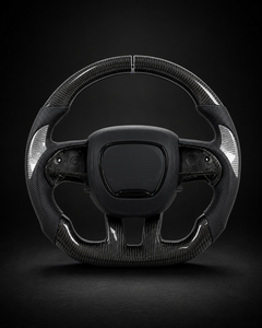 AI-enhanced studio presentation — Custom Steering Wheel — 2015–2023 Dodge Charger / Challenger — source image 14