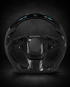 AI-enhanced studio presentation — Custom Steering Wheel — 2016–2021 Honda Civic — source image 1