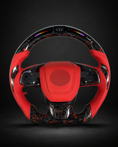 AI-enhanced studio presentation — Custom Steering Wheel — 2016–2021 Honda Civic — source image 6