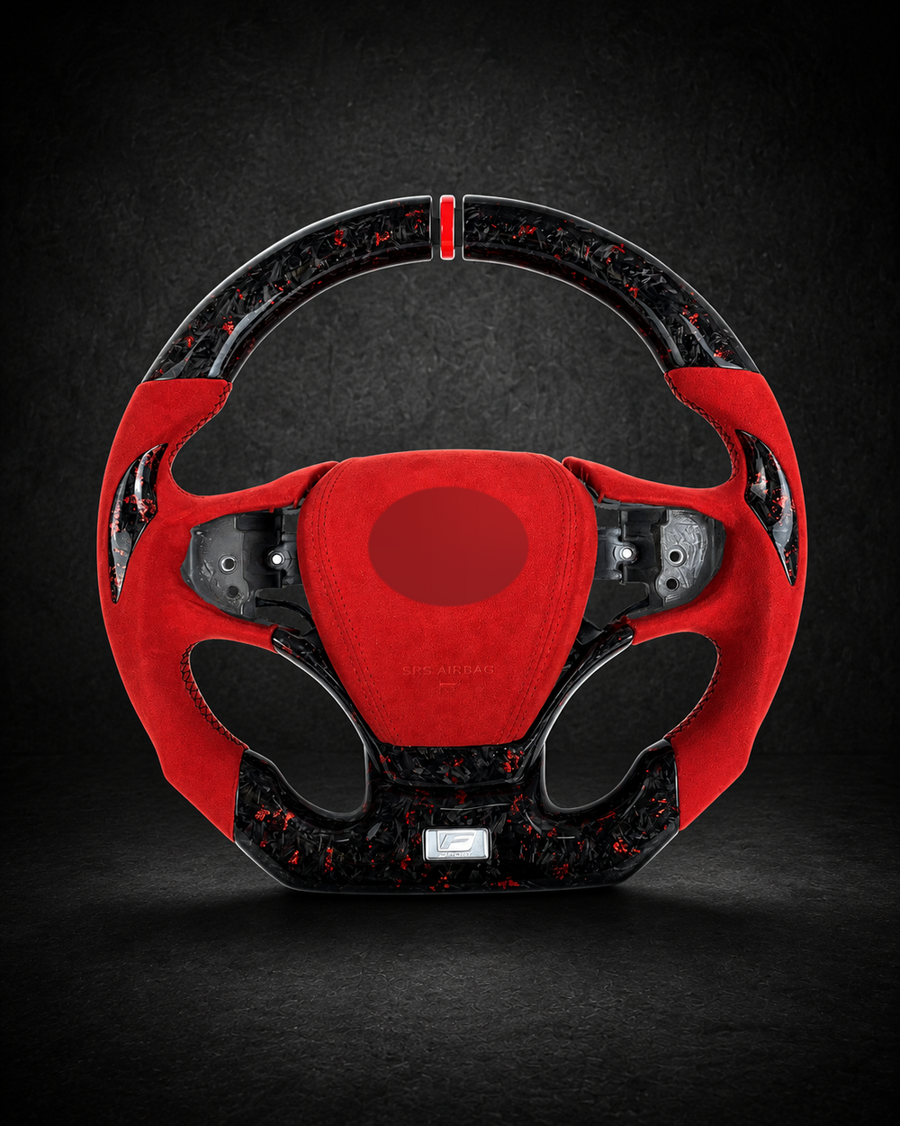 AI-enhanced studio presentation — Custom Steering Wheel — 2018+ Lexus LC 500 — source image 1