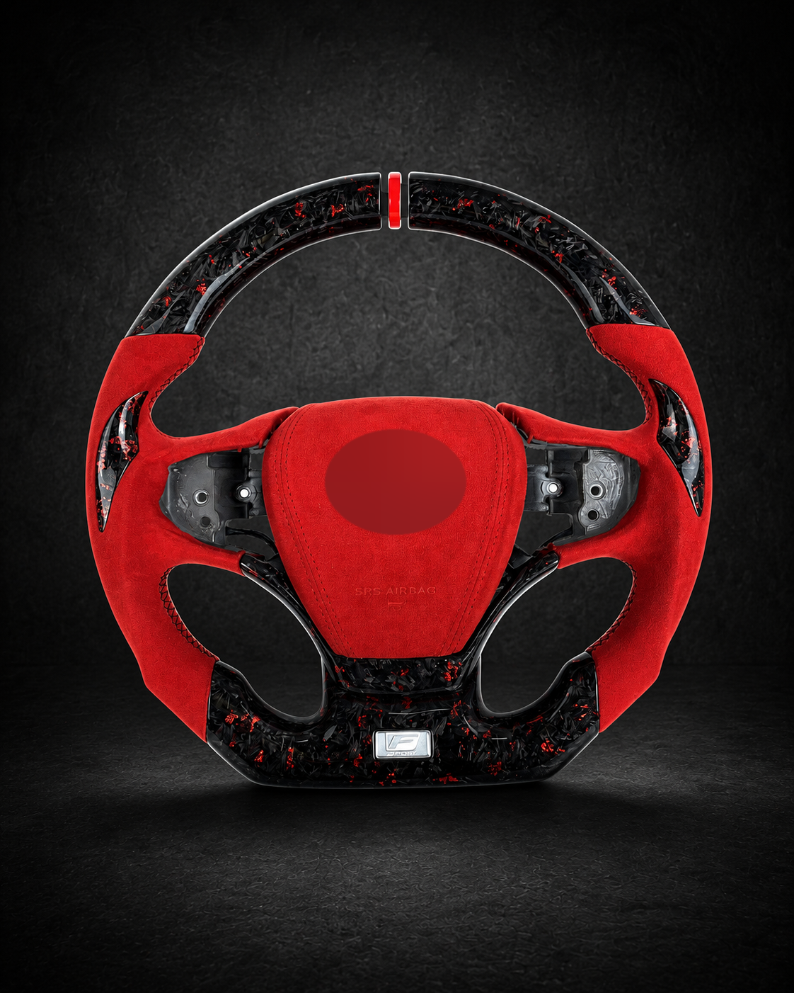 AI-enhanced studio presentation — Custom Steering Wheel — 2018+ Lexus LC 500 — source image 1