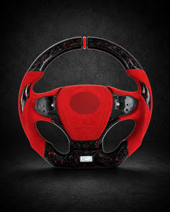 AI-enhanced studio presentation — Custom Steering Wheel — 2018+ Lexus LC 500 — source image 1