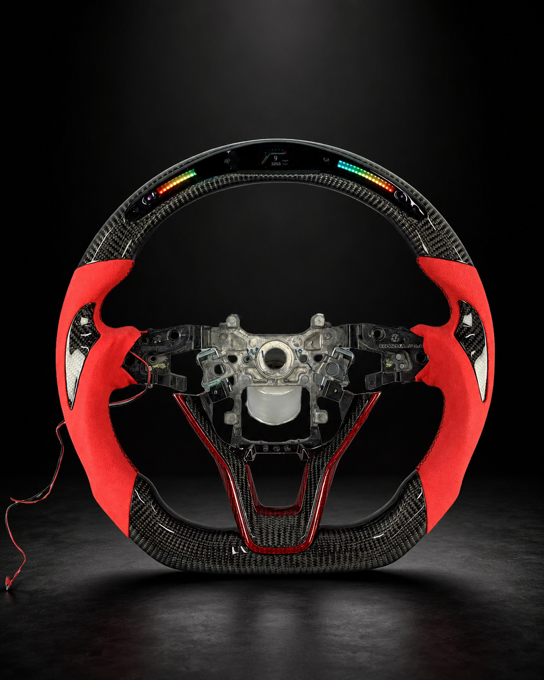 AI-enhanced studio presentation — Custom Steering Wheel — 2018–2022 Honda Accord — source image 3