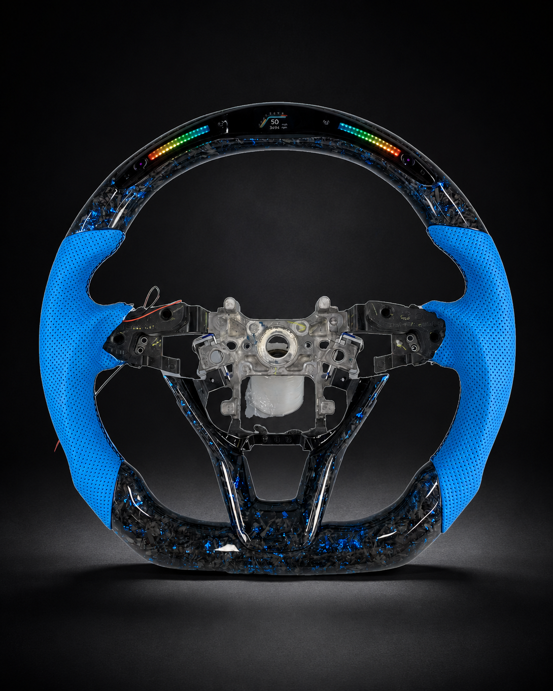 AI-enhanced studio presentation — Custom Steering Wheel — 2018–2022 Honda Accord — source image 4