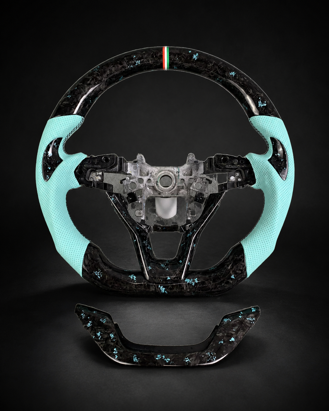 AI-enhanced studio presentation — Custom Steering Wheel — 2018–2022 Honda Accord — source image 6