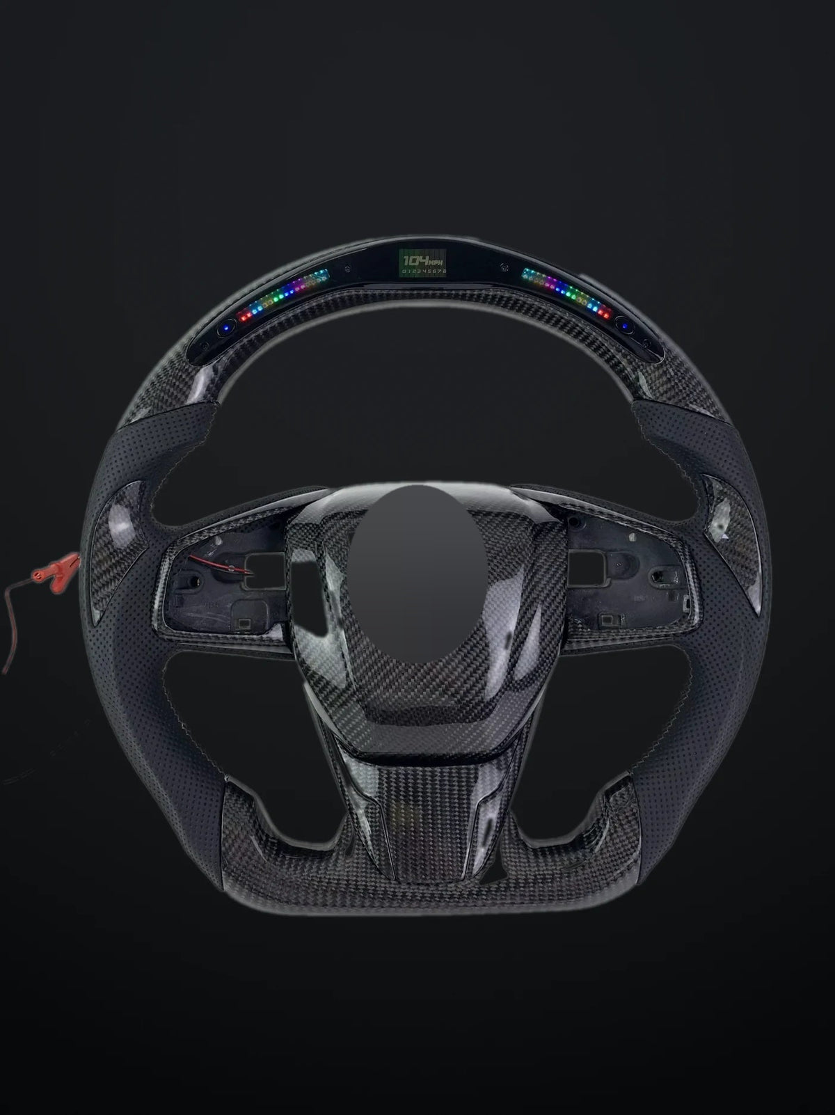 Honda custom carbon fiber steering wheel