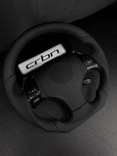 Lexus black carbon fiber steering wheel