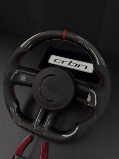 Ford Mustang custom carbon fiber steering wheel