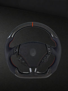 Maserati custom carbon fiber steering wheel