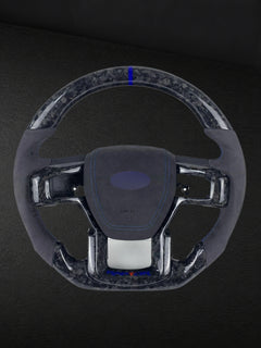Ford F-150 custom carbon fiber steering wheel