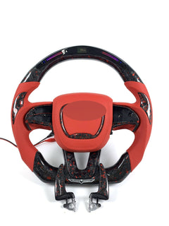 Original unedited reference photo — Custom Steering Wheel — 2015–2023 Dodge Charger / Challenger — source image 12