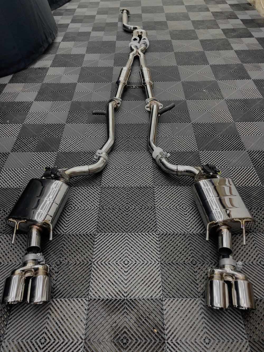 Valved Quad-Exit Exhaust System — 2014–2025 Lexus IS - design example 1