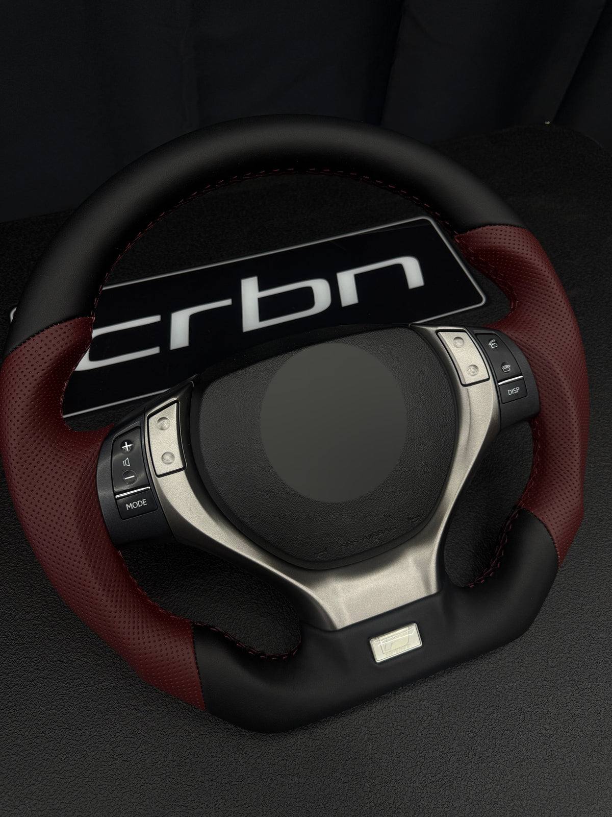 Custom Flat-Bottom Steering Wheel — 2012–2015 Lexus GS - design example 2