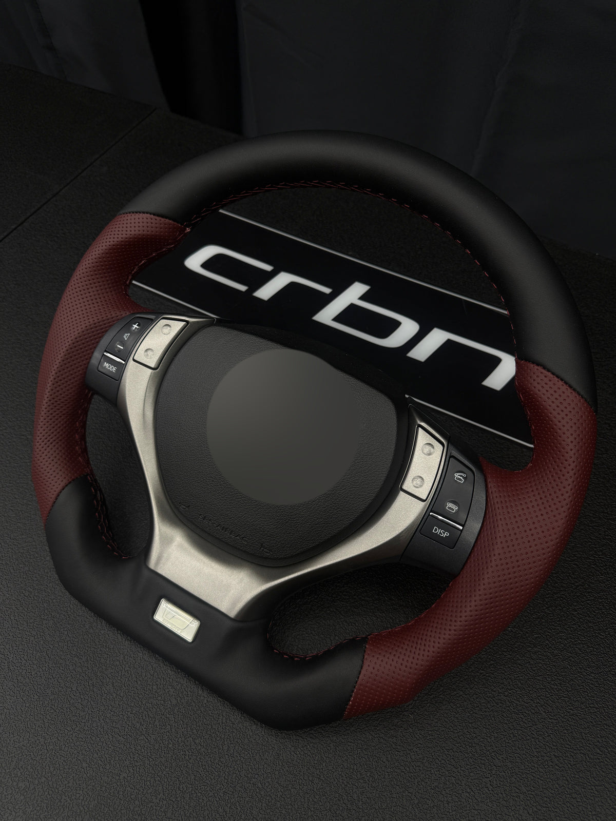 Custom Flat-Bottom Steering Wheel — 2012–2015 Lexus GS - design example 3