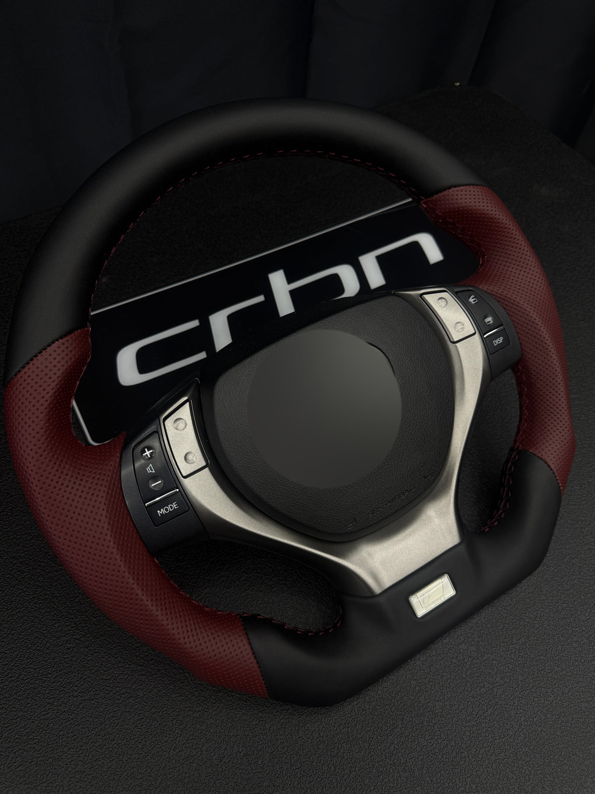 Custom Flat-Bottom Steering Wheel — 2012–2015 Lexus GS - design example 4