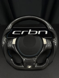 Custom Flat-Bottom Steering Wheel — 2012–2015 Lexus GS - design example 5