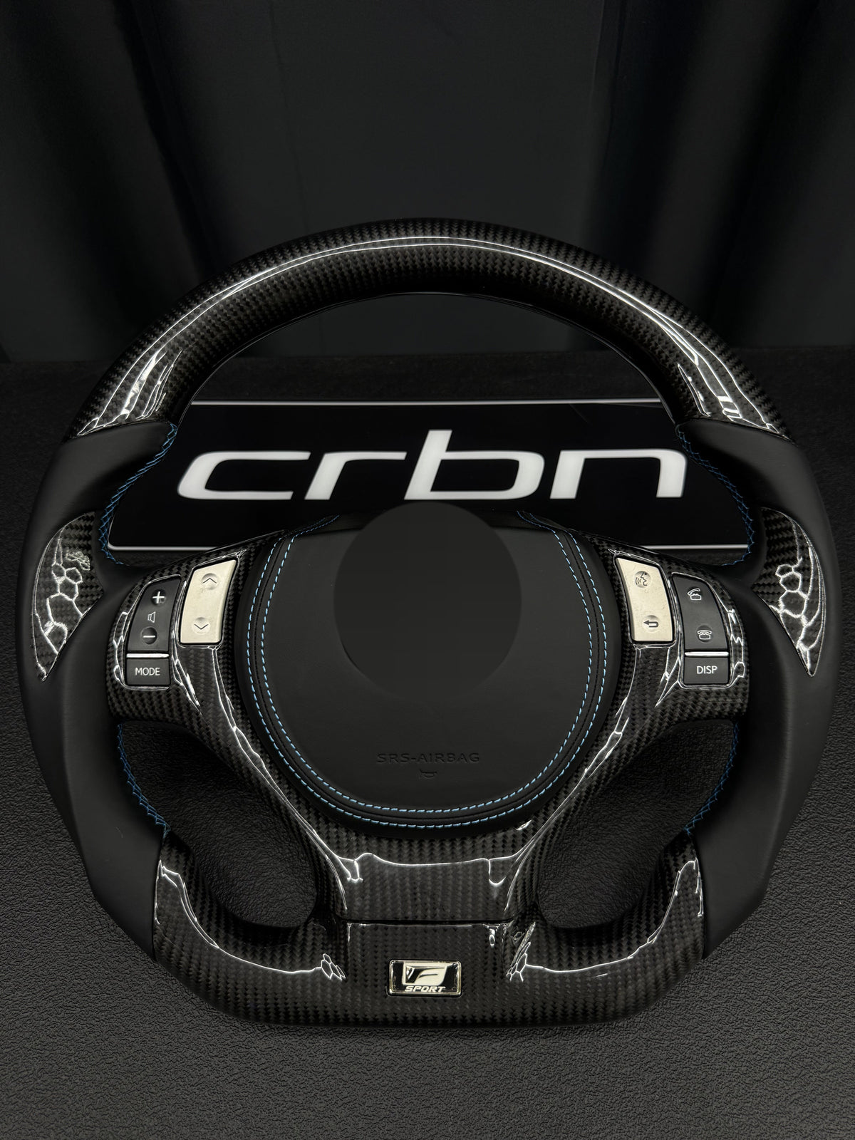 Custom Flat-Bottom Steering Wheel — 2012–2015 Lexus GS - design example 5