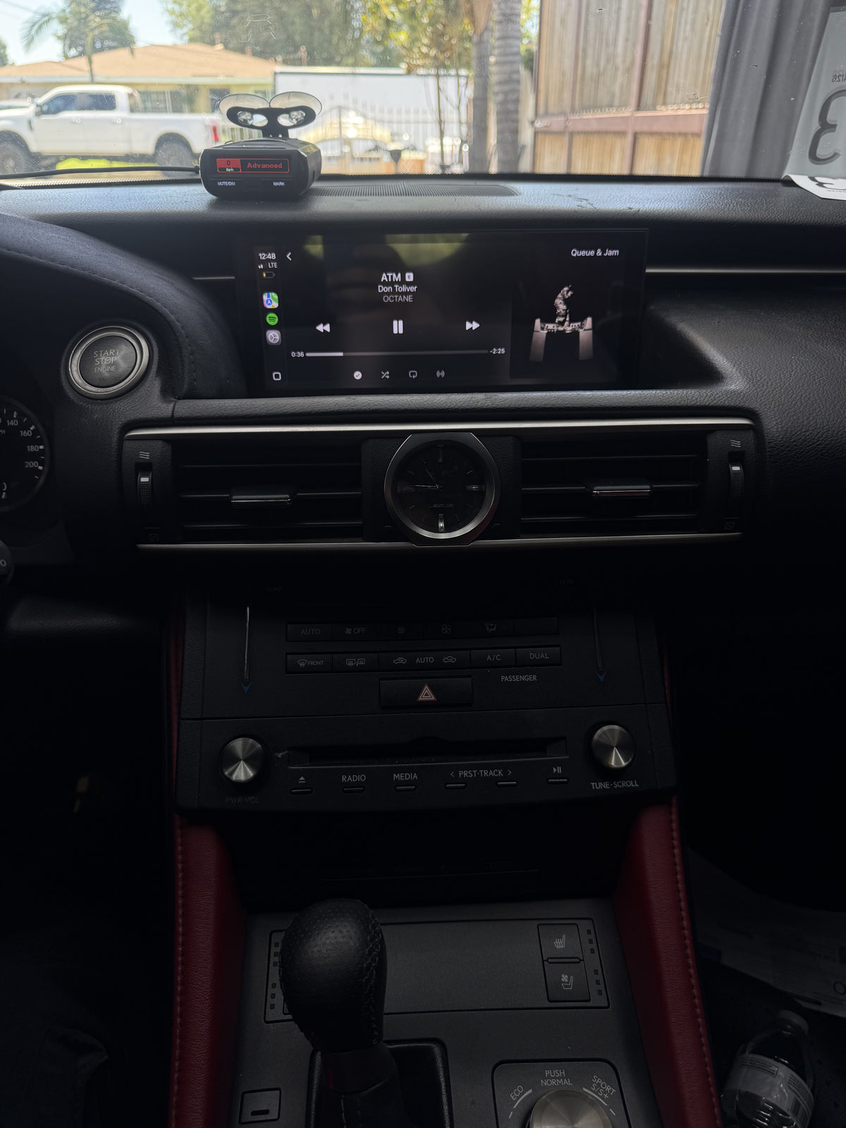 Illuminated Carbon-Fiber Center Console Armrest — 2014–2020 Lexus IS / RC - design example 3