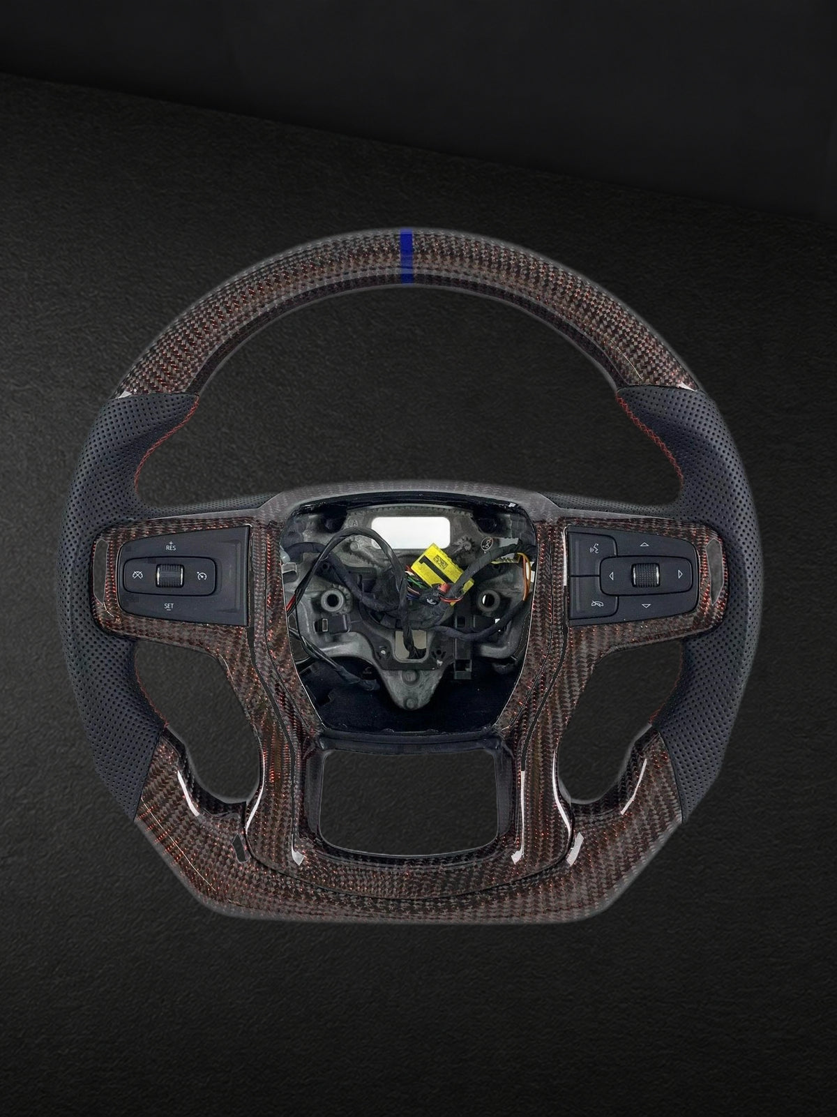 Custom Steering Wheel — 2019+ Chevrolet Silverado 1500 - design example 2