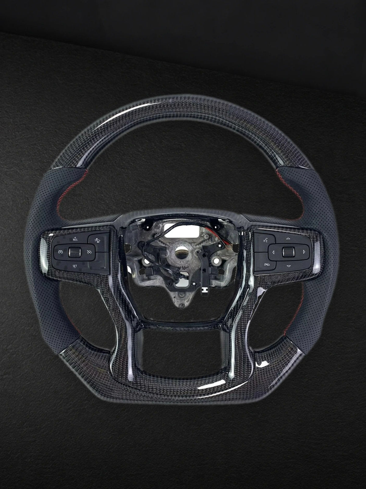 Custom Steering Wheel — 2019+ Chevrolet Silverado 1500 - design example 3