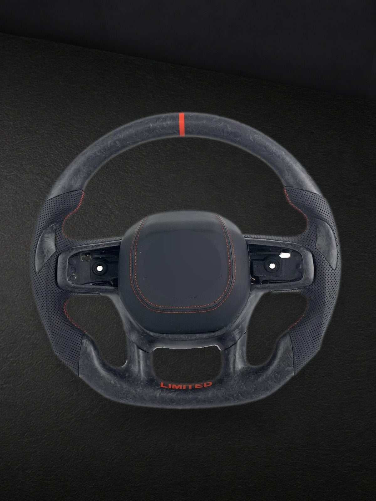 Custom Steering Wheel — 2019–2024 Dodge/Ram 1500 / 2500 / 3500 - design example 1